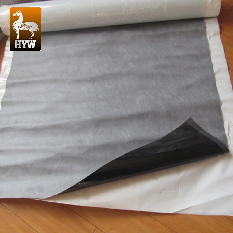 
good maleability china supplier pvc self adhesive bitumen waterproof membrane 