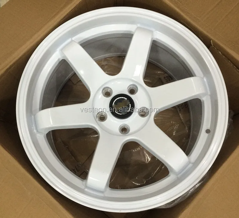 14' 15' 17' 18' white/black/red/blue alloy wheel rims for cars