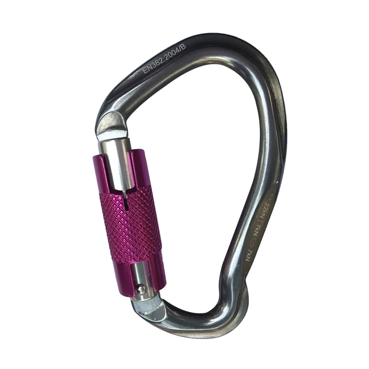 OEM aluminum alloy metal outdoor carabiner screw lock clip Carabiner Multi Tool outdoor carabiner