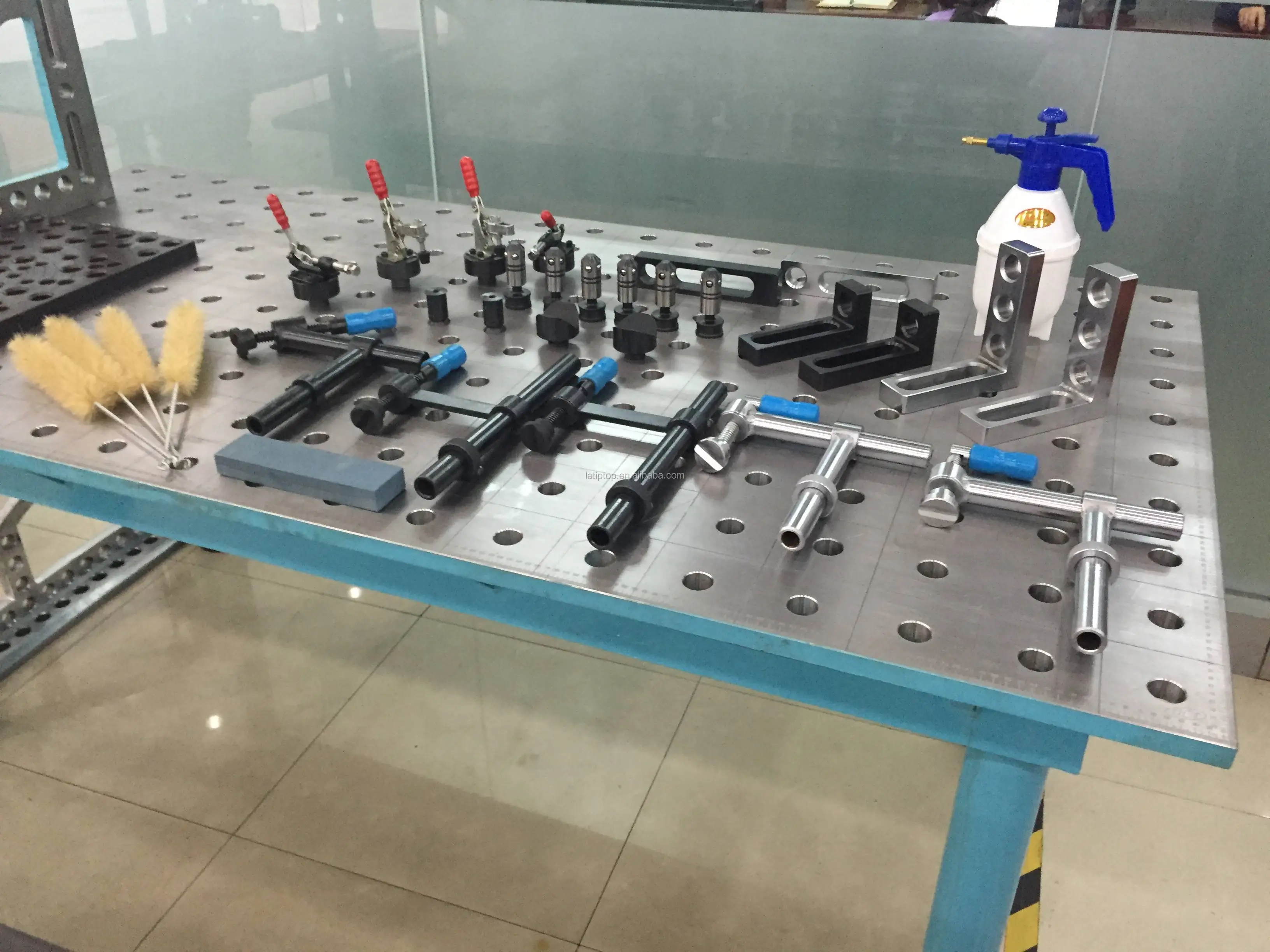 High precise components China LETIPTOP flat workbench Robot 3D welding table