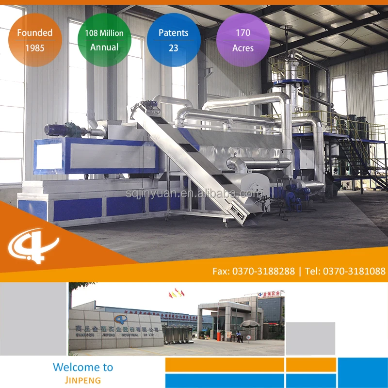 Высокая эффективность непрерывного лом вторичной переработки пластмасс линия