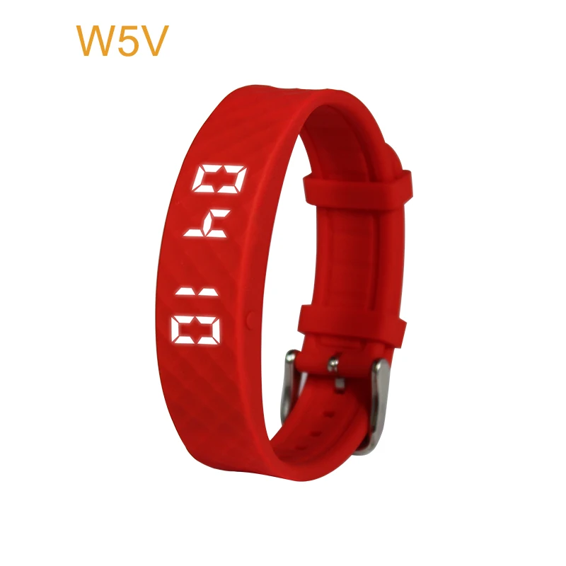 Silicone LED alarm clock wrist watch colorful digital sports smart watch