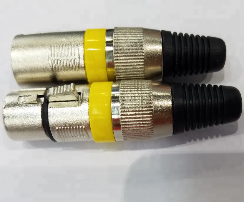 
hot sale 3pin XLR plug connectors kinds of color XLR canon male and female 