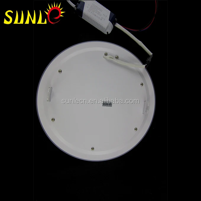 double color led panel light round SL-BL186 surface-type dimmable 18+6w led panel light