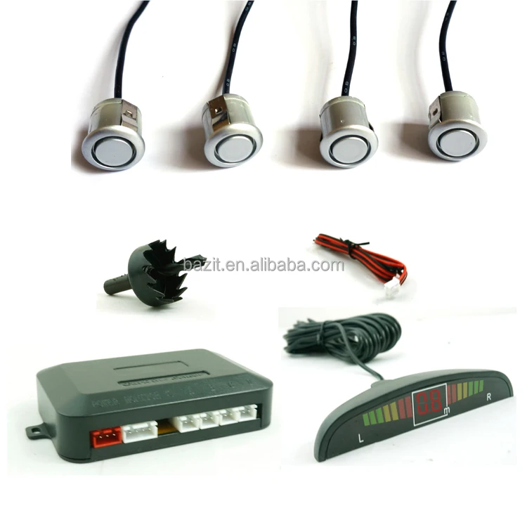 Backup Radar System OEM DC 12V rear view camera parking sensor with 4 sensors