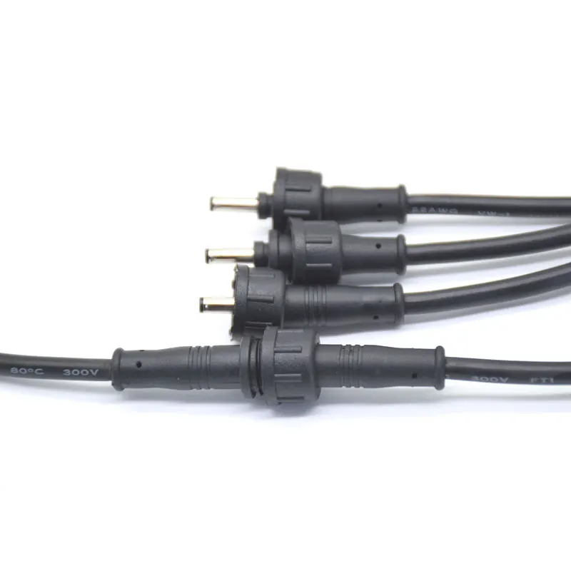 Тип Y водонепроницаемый разъем IP67 12 v водонепроницаемый разъем 1 до 4 кабель-разветвитель