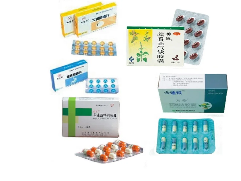 Automatic cartoning box packaging machine for blisters mostly in pharmaceuticals, medicals from factory over 20 years