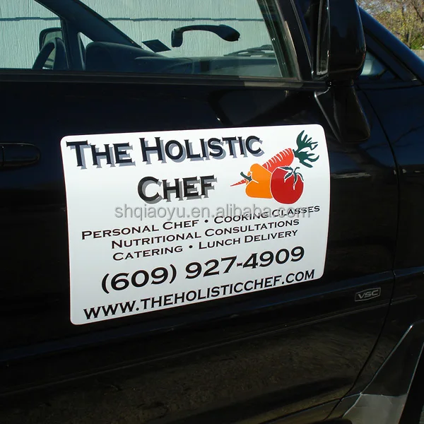 Outdoor Advertising Printed Vinyl Magnetic Car Sticker For Promotion