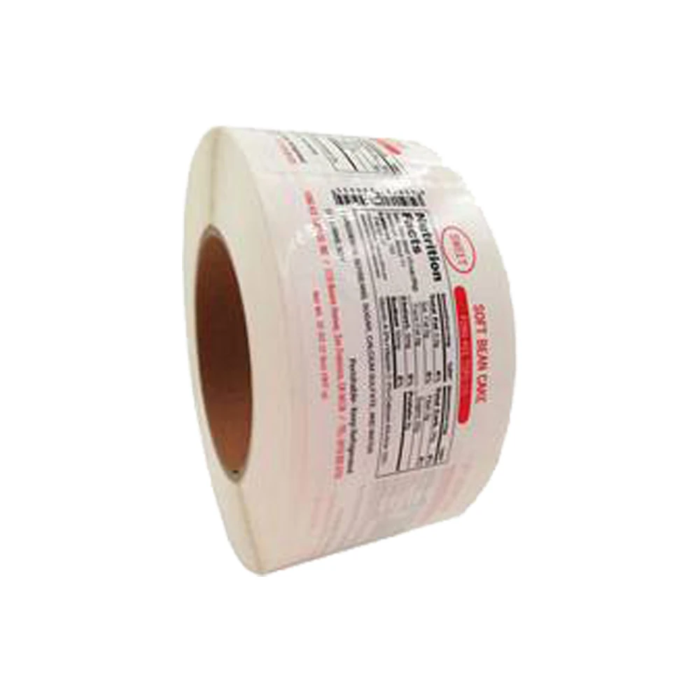 Custom Design Self Adhesive Nutrition Facts Supplement Medical And Health Green Food Labels Stickers