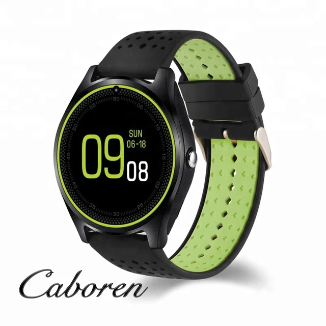 
2019 Wholesale BT Smartwatch v9 Smart Watch With SIM Card and Camera Mobile Smart Watch with Android IOS Phones pk V8 A1 