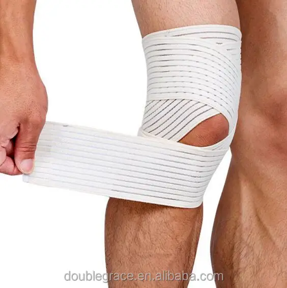 120cm Nylon elastic sport knee support bandage wrap, sport knee wrap