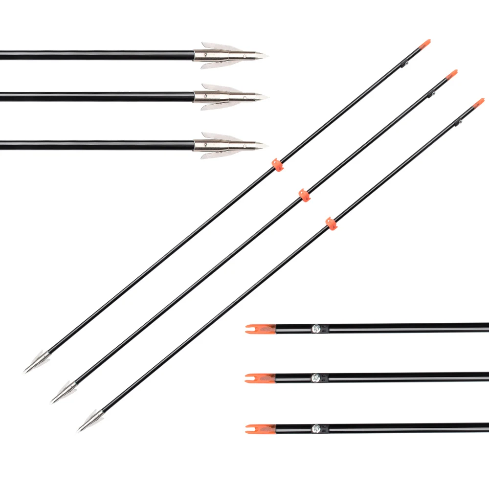 Bow fishing Arrow shafts Fiberglass Archery hunting fish arrows