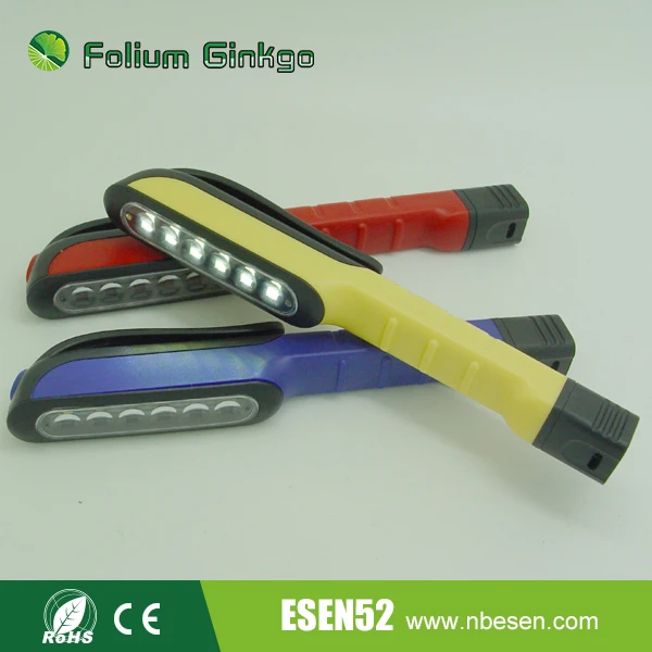 Battery powered plastic pen shape mini led flash light
