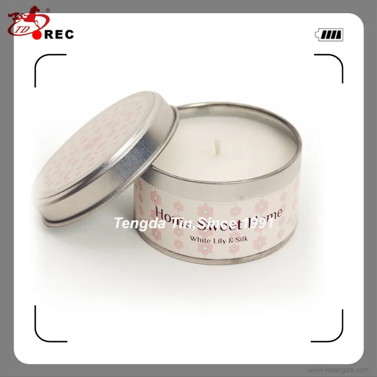 alibaba luxury candle box, metal tin jars, offer free sample