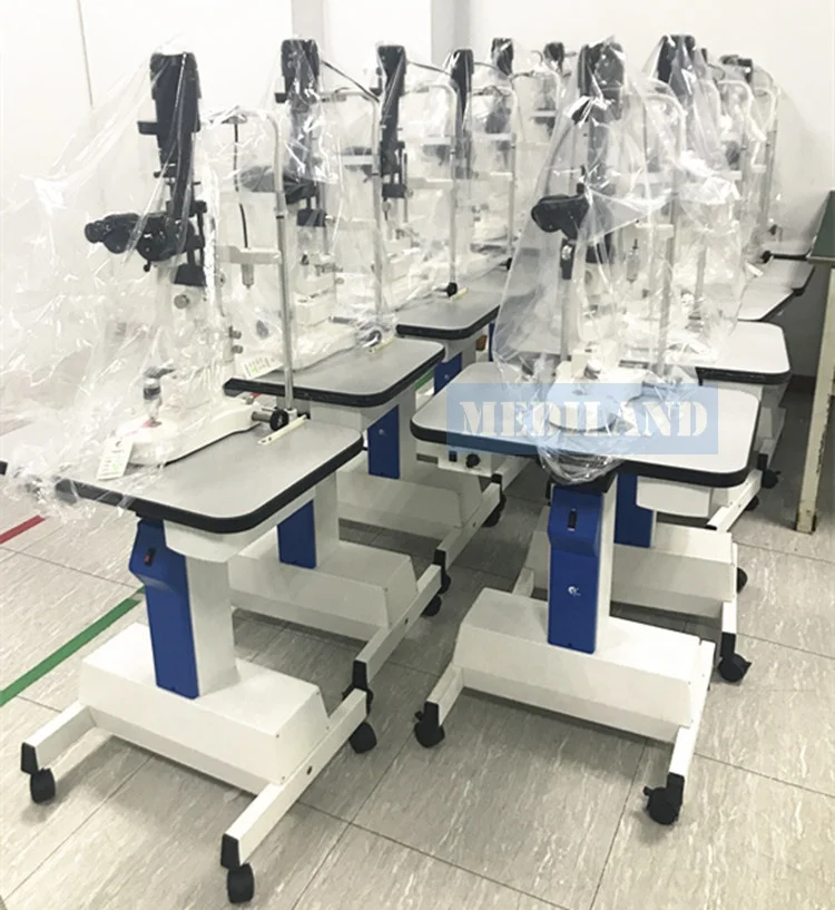 Best selling ML-SL5D Drum 5 Mag. Tower type Slit lamp Halogen and  LED light source is for choice can be upgraded to digital one