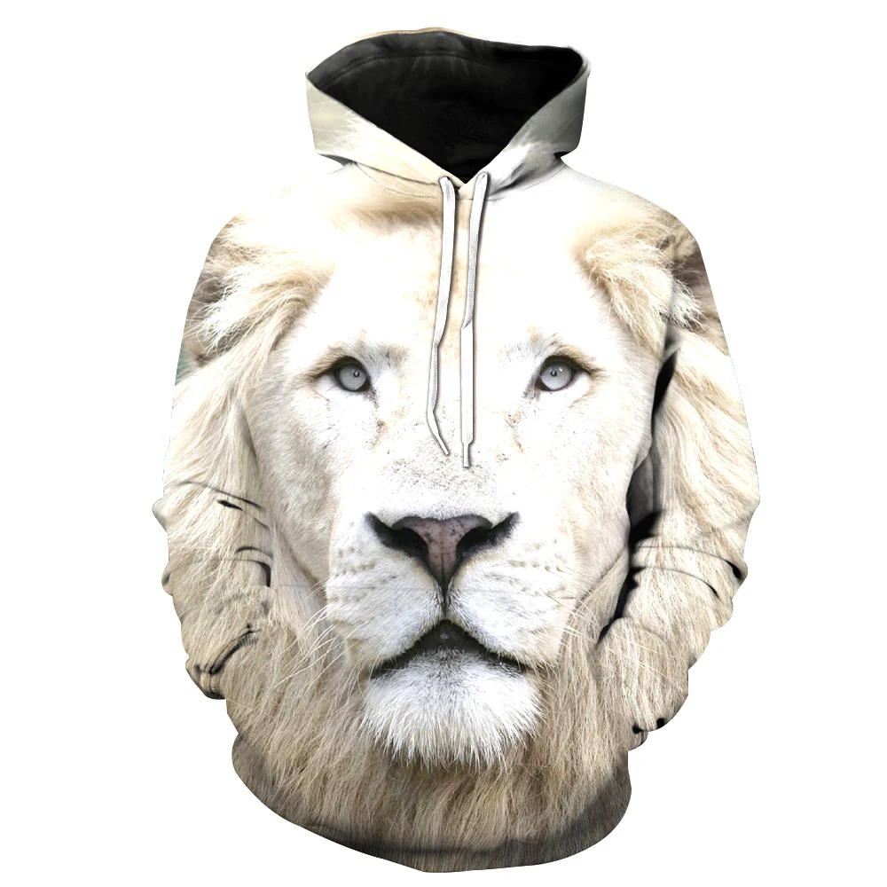 New galaxy hoodie 3d Lion printed hoodie custom fleece lined sweatshirt Polyester/Spandex pullover hoodies and sweatshirts