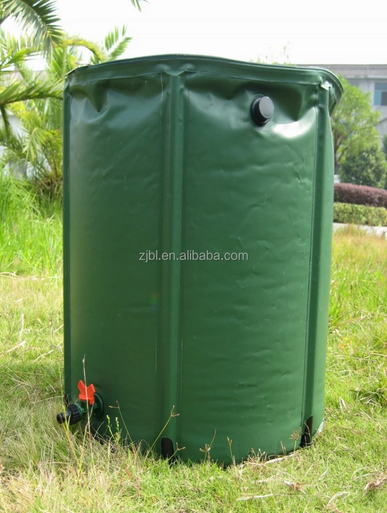 Baolong Folding plastic rain barrel rain collector garden tool collapsible water tank manufacturer 100litter RC470