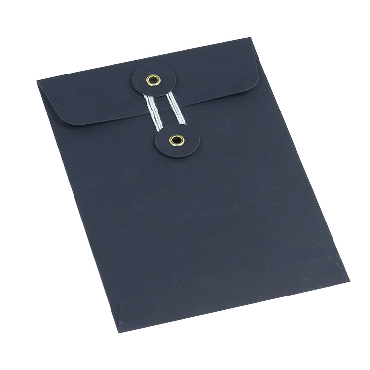 Recycled Paper File Packaging Custom Printed Your Brand Invitation Envelope Packaging Thank You Card Sleeve Envelopes