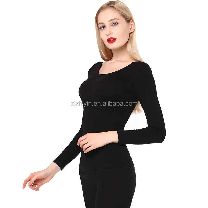Wholesale Custom Womens Smooth And Comfortable Underwear suit Body Skintight Sleepwear Seamless Elastic Pajamas Sets For women
