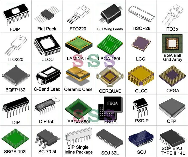 PIC and AVR MCUs microcontroller IC components PIC16F677-I/P