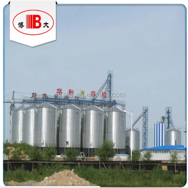 Стальной резервуар для силос с опилками, стальные корзины для силос с деревянными щепами, стальная система хранения силос с дном с резервуаром для деревянных гранул
