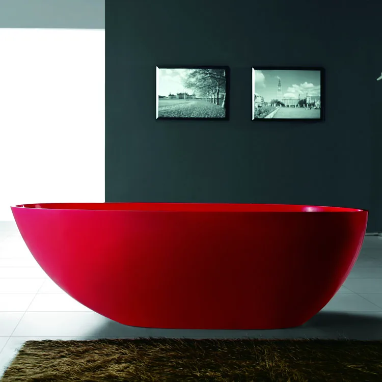 SM-8608 The chinese elliptical wholesale black bathtub