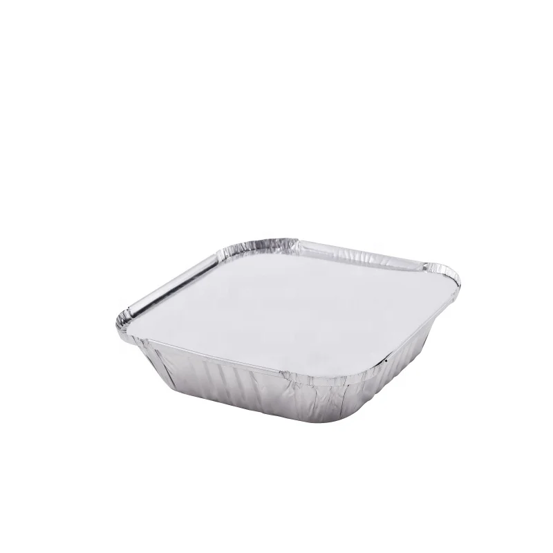 Different size aluminum foil container with paper lid