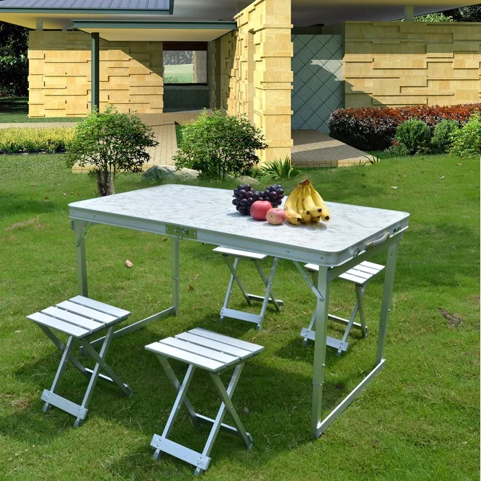 
Low Price Portable Exhibition Plastic Folding Table 
