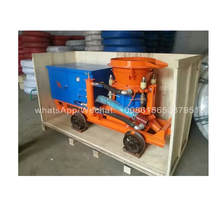 
Mine type 5m/hour wet shotcrete machine in stock export to USA 