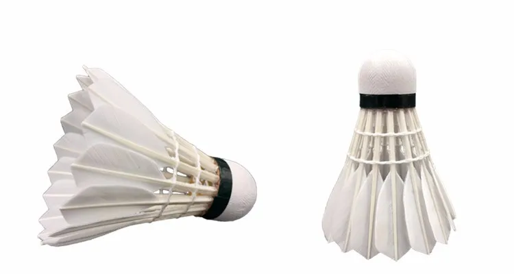 Factory direct supply wholesale new design goose feather badminton shuttlecock