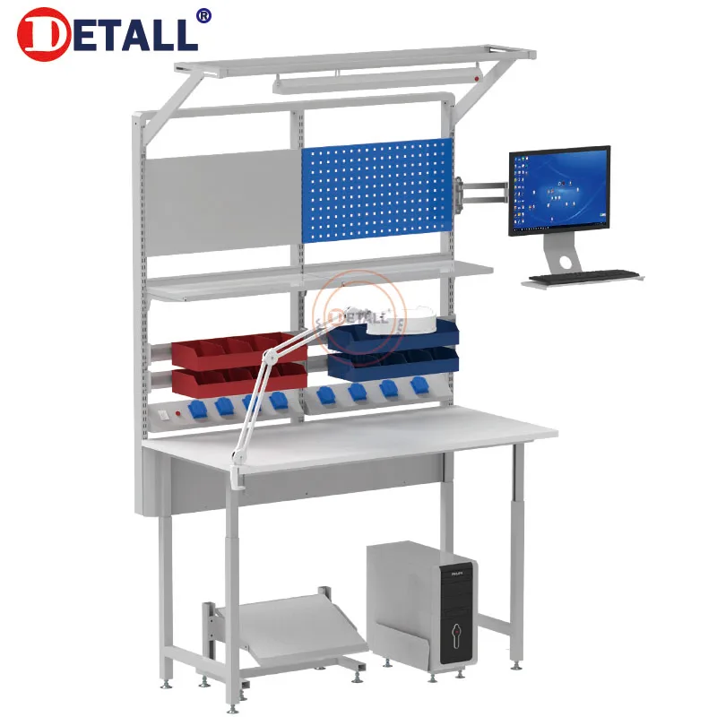 durable double dental technician ergonomic lab electronics drawer workbench