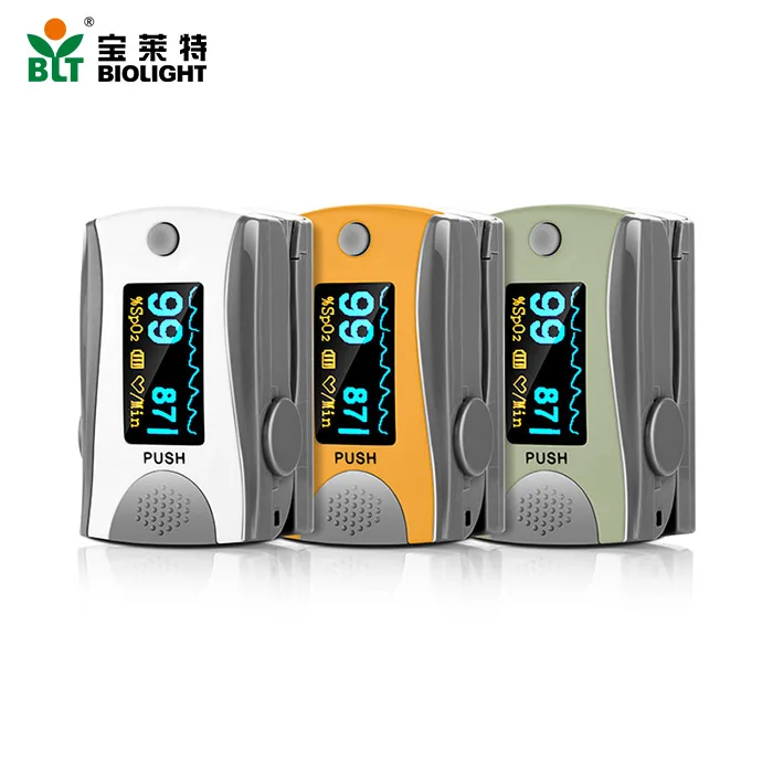 
Cheap finger oximeter spo2 pr pulsoxymeter with multi-color 