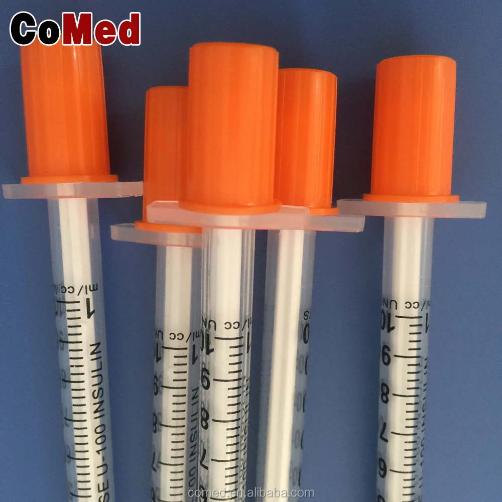 
Disposable Insulin syringe with fixed needle 