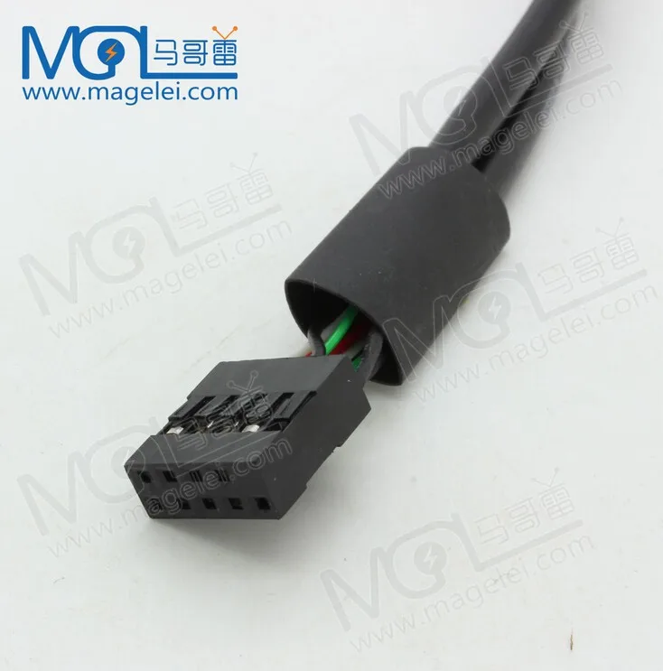 High quality 2 Port USB2.0 Front Panel Bracket cable