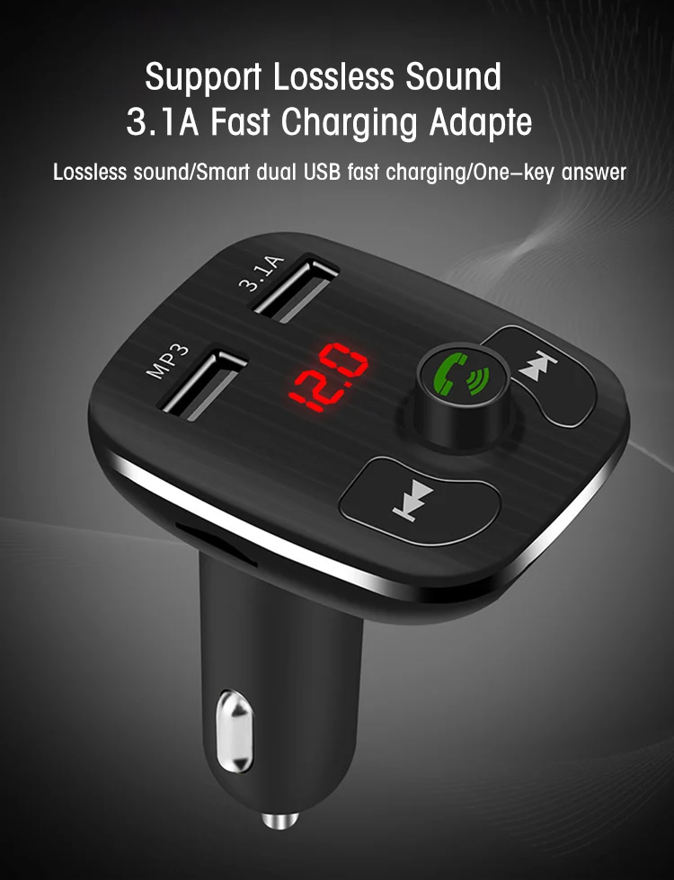 
trending products 2018 new arrivals handfree bluetooth mobile car charge 