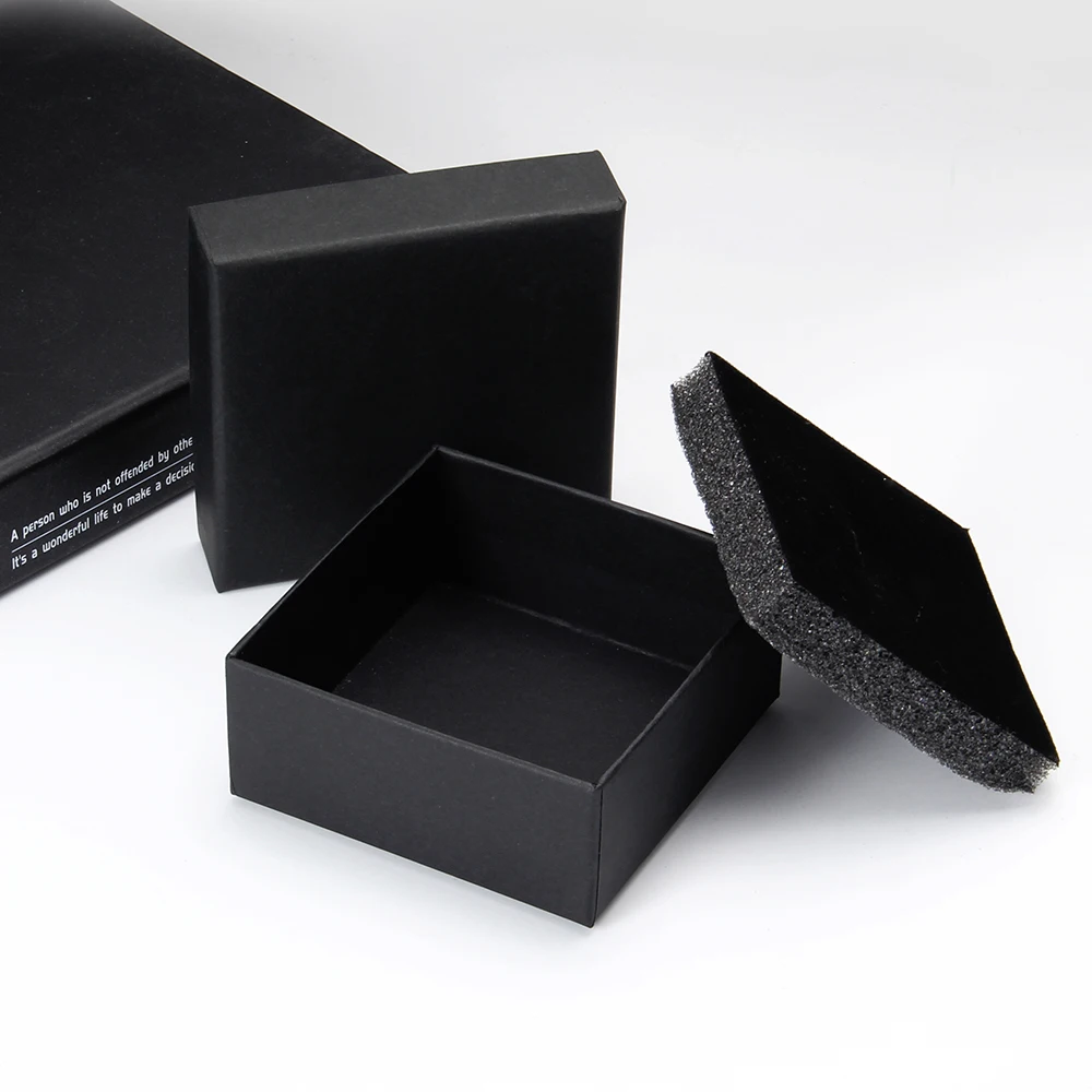 Custom logo unique small gift jewelry boxes necklace ring earring box , cardboard custom logo printed jewelry box