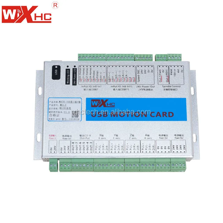 
XHC New Mach4 USB 4 axis CNC breakout board Mach4 CNC Controller usb mach4 motion control card  (60573054751)