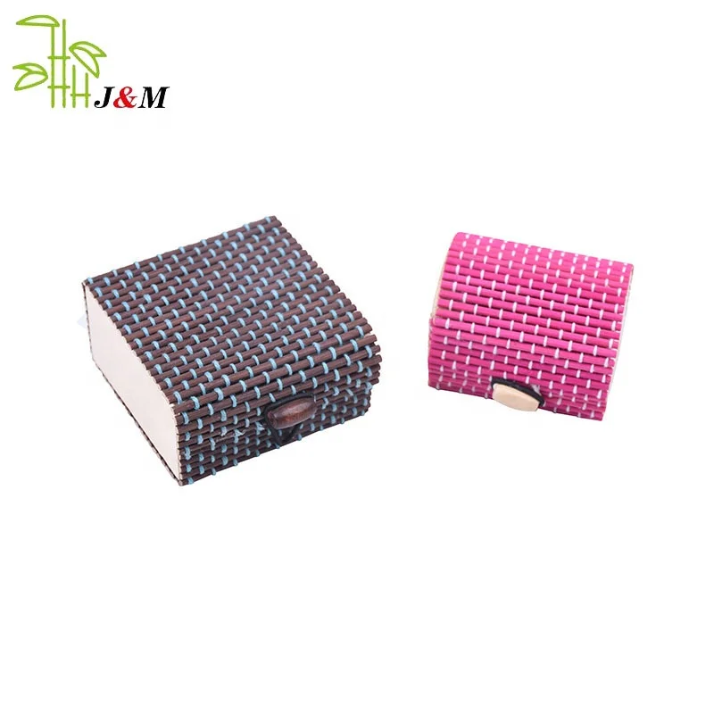 Wholesale Wedding Decoration Box / Colorful Gift Bamboo Box / Bamboo Jewelry Gift Box