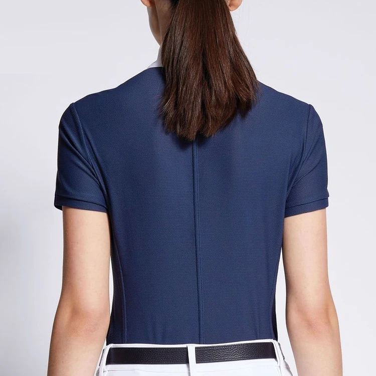 OEM High Quality Short Sleeve Breathable Equestrian Horse Riding Shirts