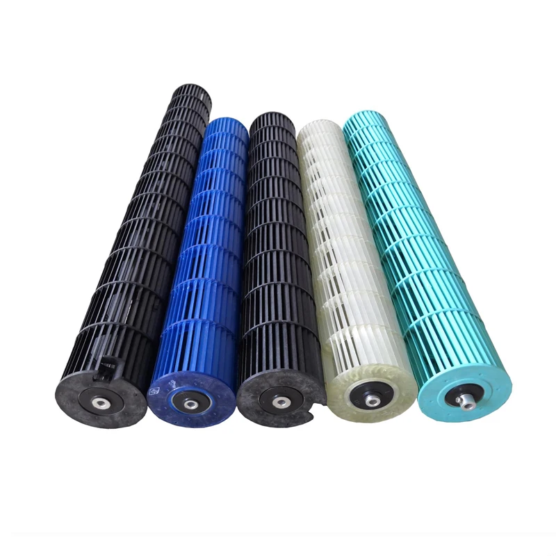 Forward backward curved blower wheel