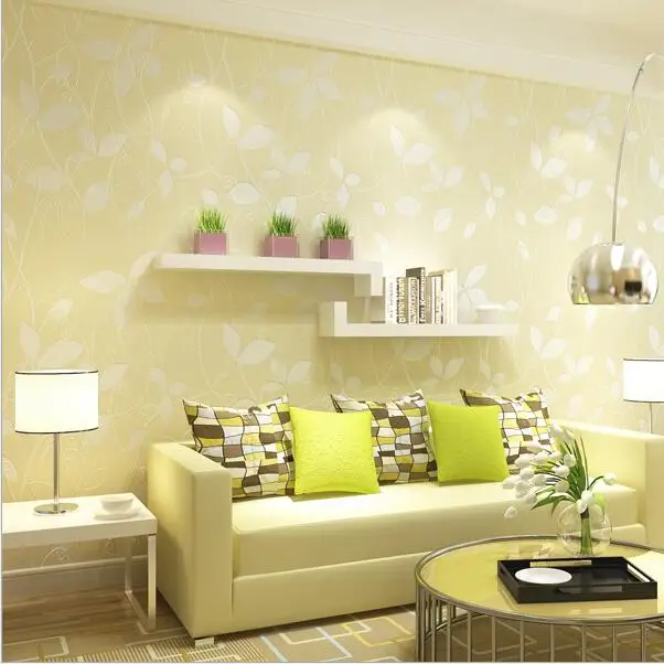 Syene House decoration wall paper 3d decorative fibre home room wallpaper for interior home decoration for hotel