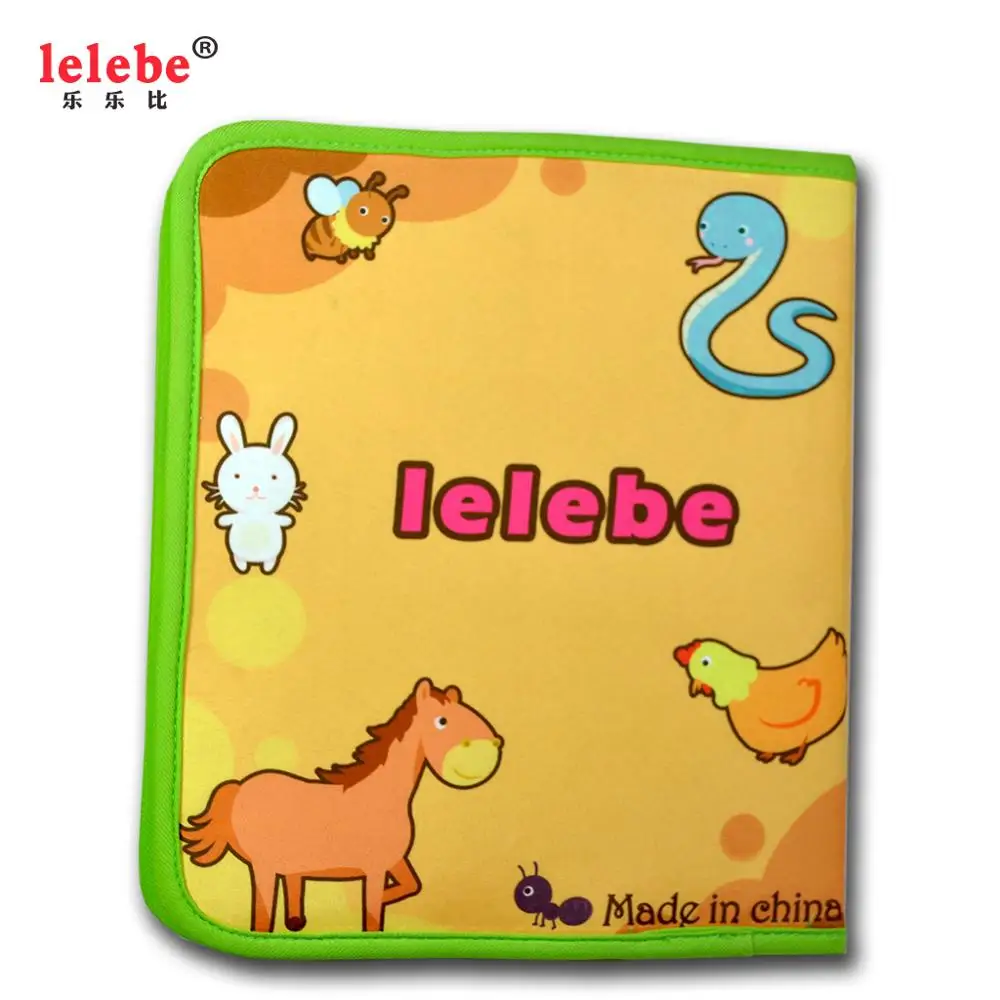 lelebe OEM wholesale manufacturer 2019 baby gift brain  stem organic kids educational toys cloth books with other toys & hobbies