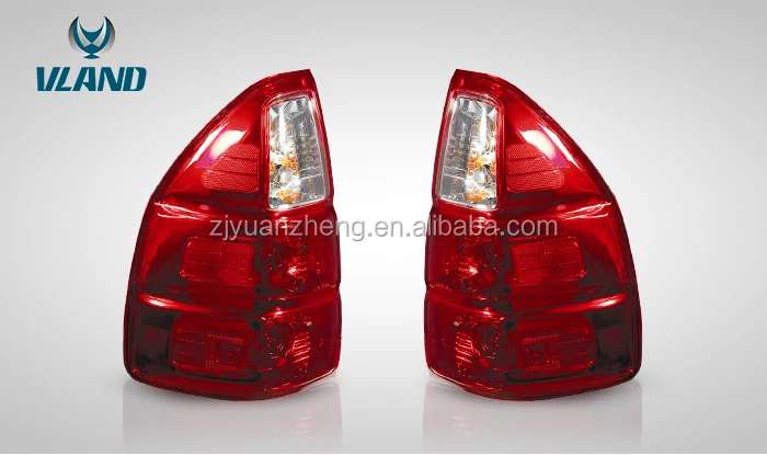 Fit GX470 2003-2009 LED Taillights 12V back lamp Red&Clear Red&Yellow Assembly