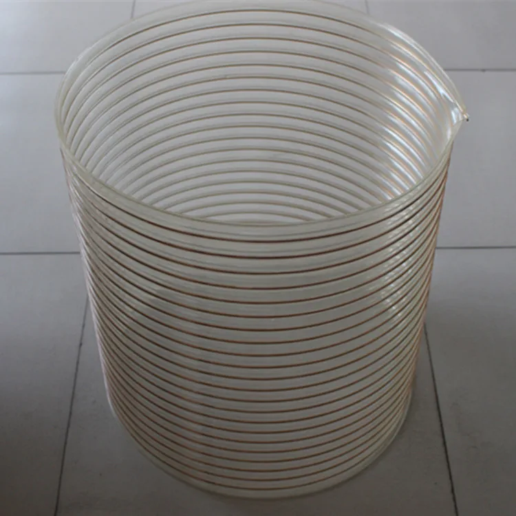 steel wire reinforced PU/TPU air flexible ducting hose