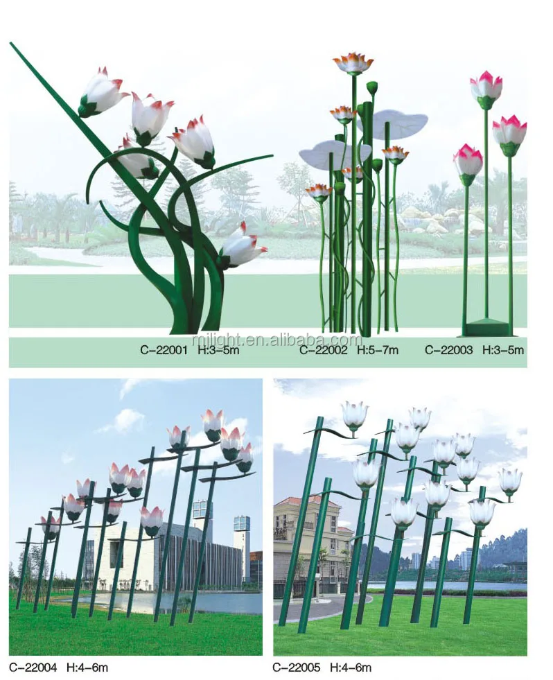 Outdoor Decorative Led Quality Driveway Column Street Light Pole