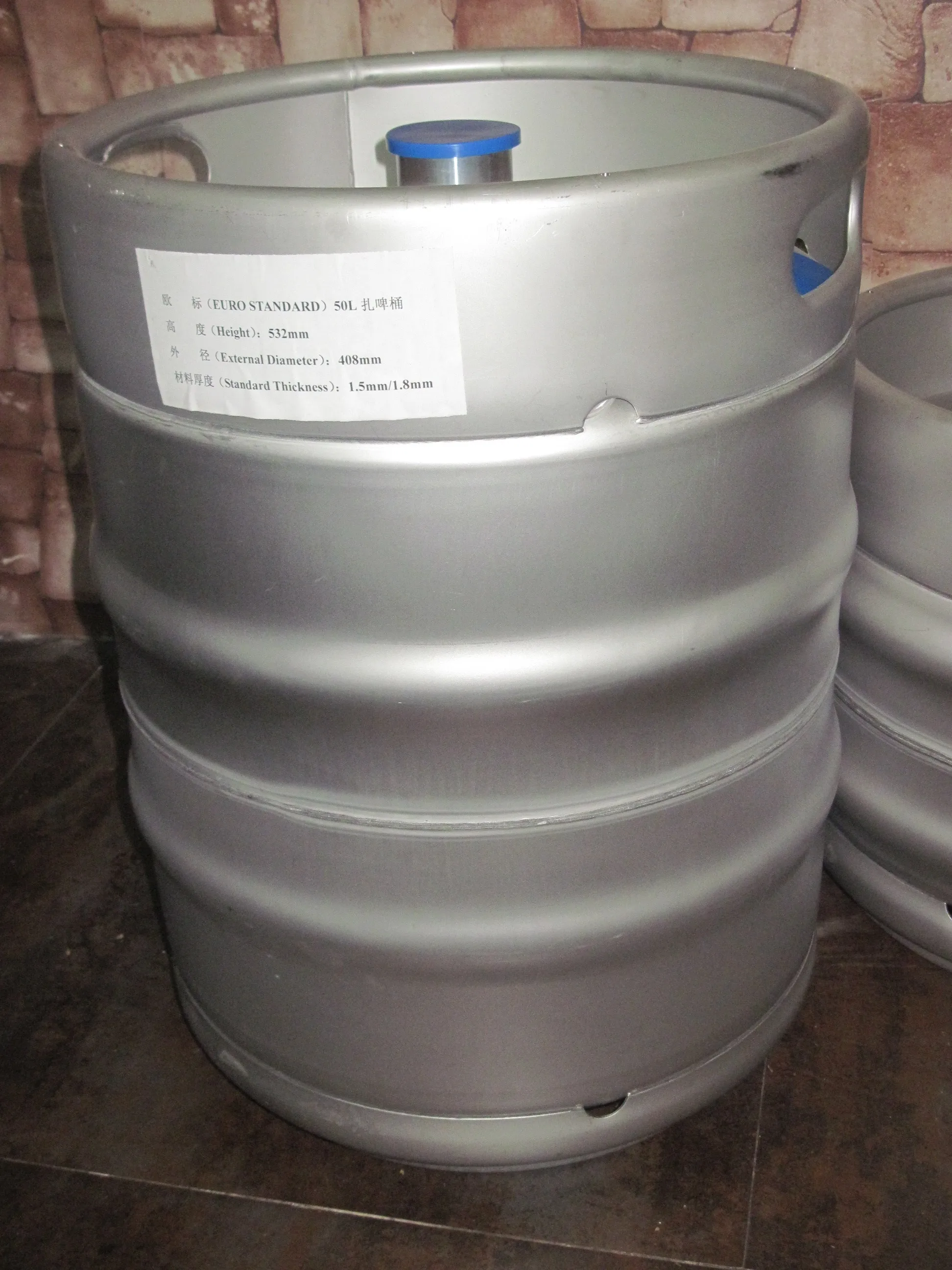 2019 Gold manufacturer Tonsen microbrewery half barrel kegs for beer hot selling