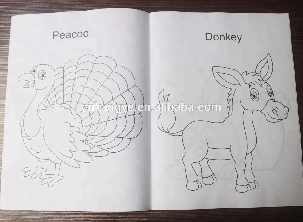 
2020 attractive appearance high quality fashion coloring children book printing 