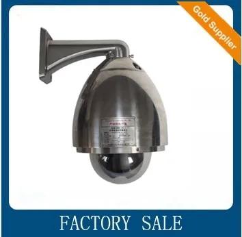 Корпус из нержавеющей стали pan tilt CCTV антивандальная купольная жилья