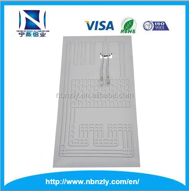 ISO fridge freezer evaporator plate with ROHS approved