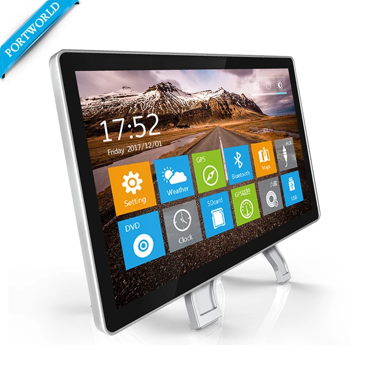 В стене планшет, реклама планшет с подставкой, Android планшет, 1 ГБ + 8 ГБ